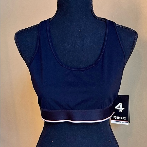 Fourlaps Circuit Sports Bra Large Black
Bodycon Jogging Athletic Aerobics Gothic - Picture 2 of 12